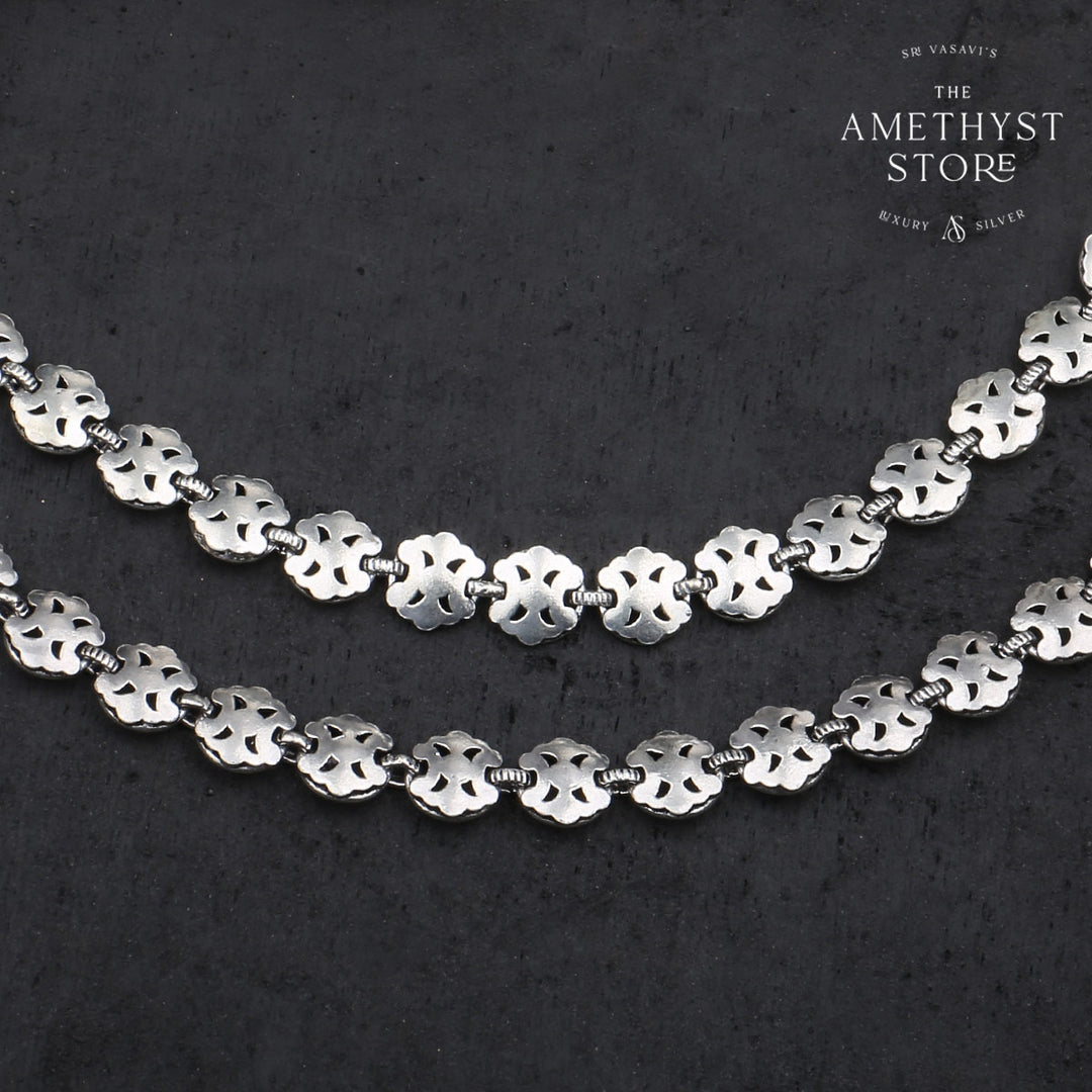 Agra Silver Anklets