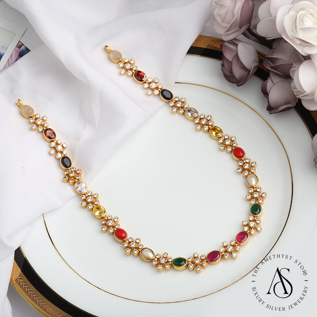 Dynamite Navarathna Necklace