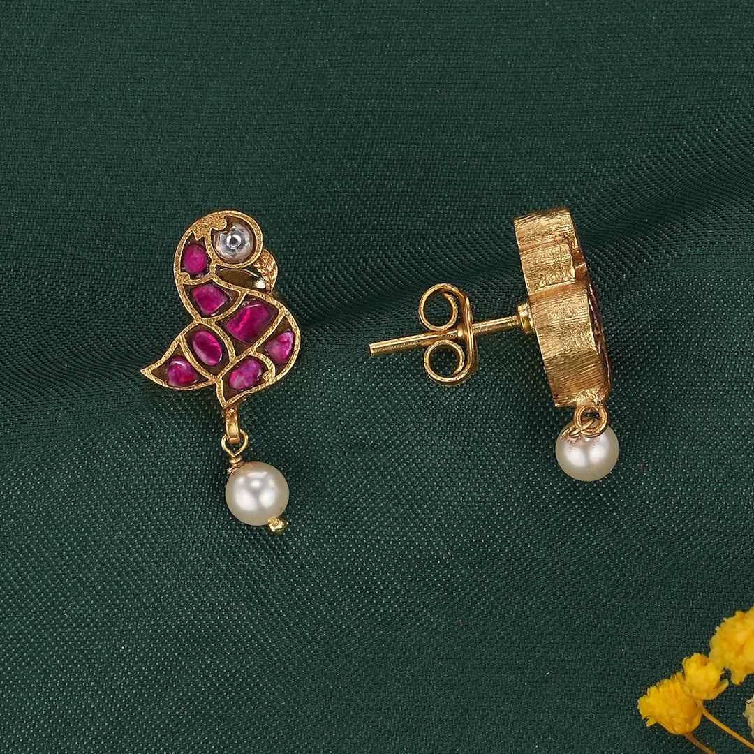 Cute Kundan Drops
