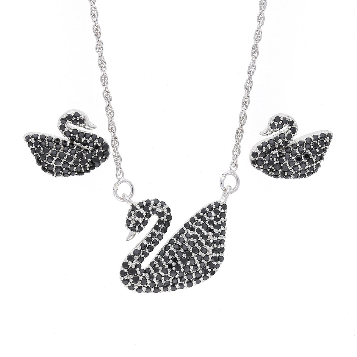 New in Gift Box SWAROVSKI Brand 5193949 Crystal Pearl Iconic Swan Earrings  | eBay