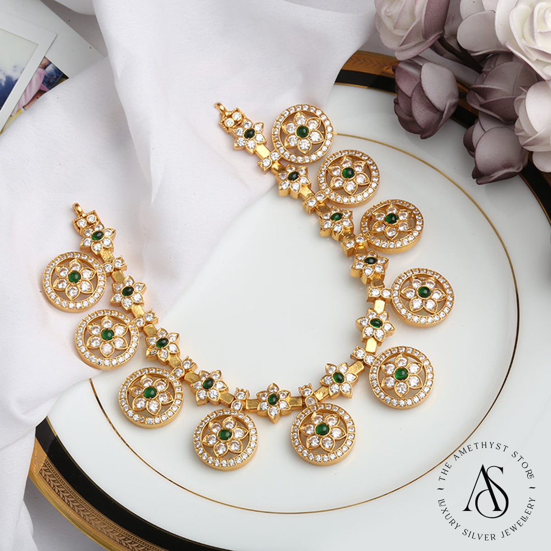 Siren Green Stone Necklace