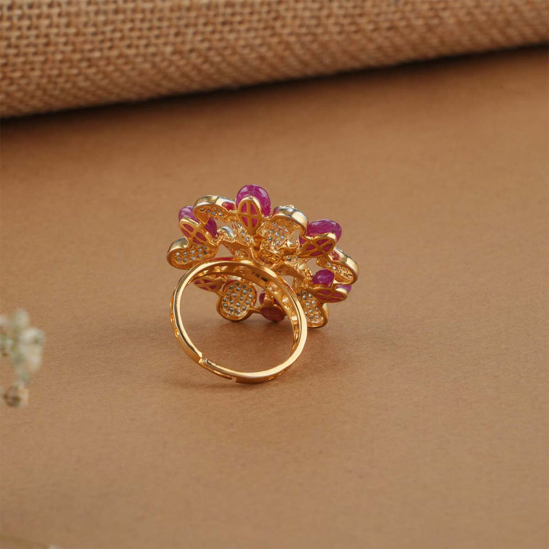 Shiba Diamond Design Ring - Main Image