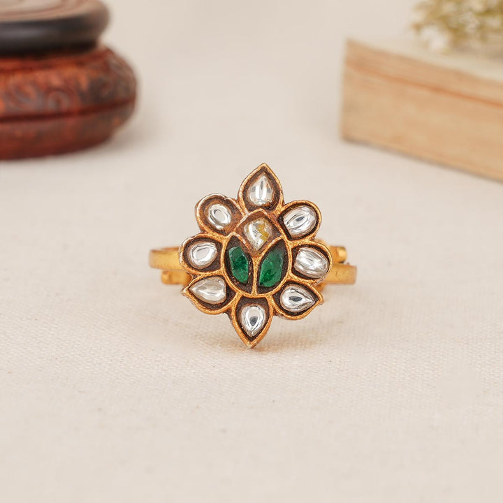 Sidhu Kundan Ring