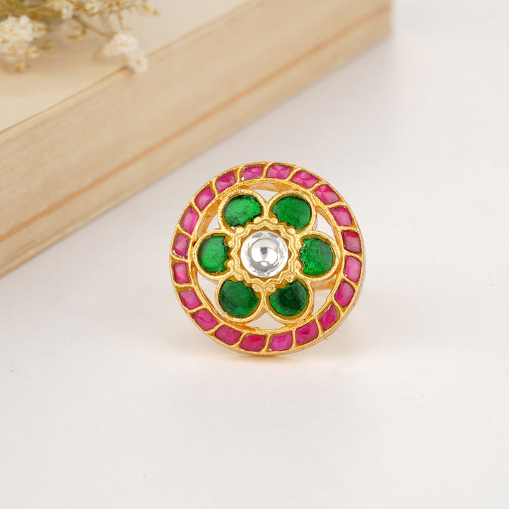 Samyukta Kundan Ring