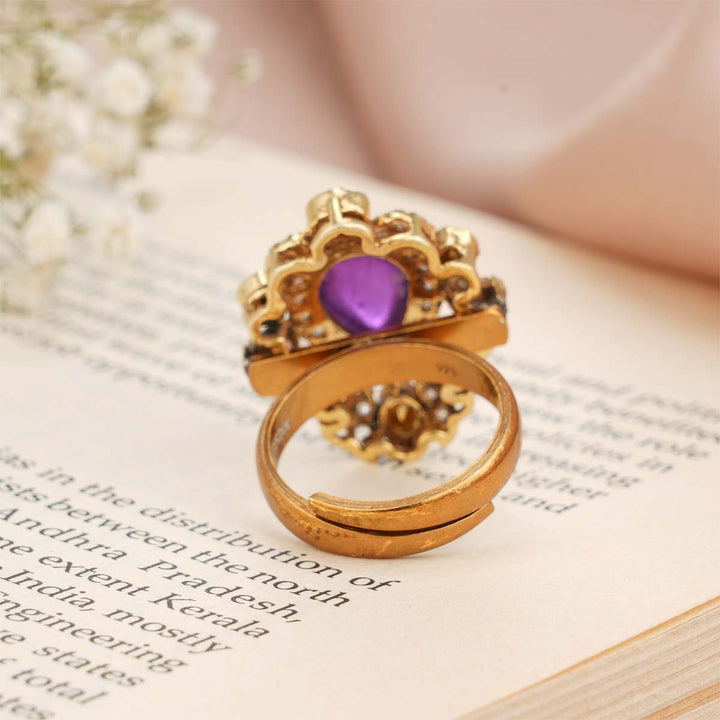 Purple Victorian Ring