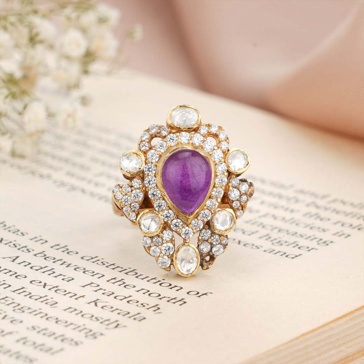 Purple Victorian Ring