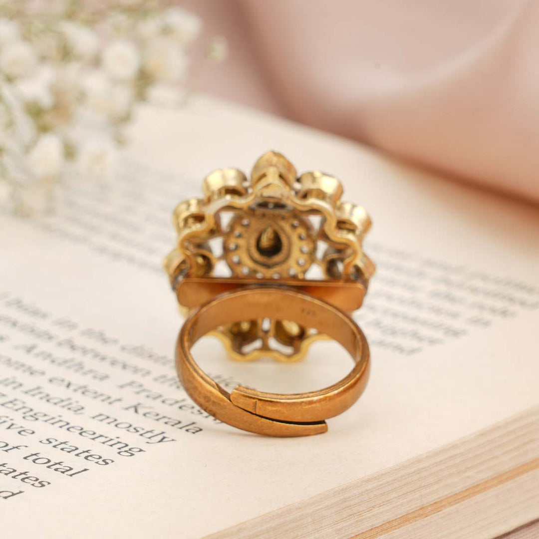White Victorian Ring