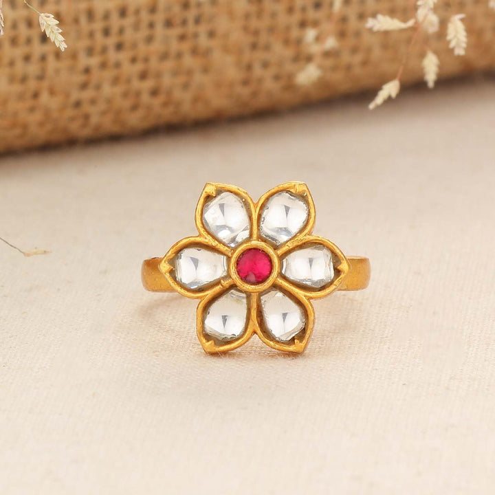 Varunika Kundan Ring