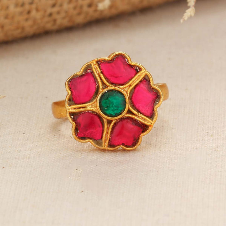 Haarita Kundan Ring