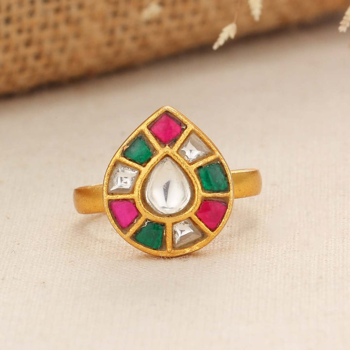 Malandra Kundan Ring