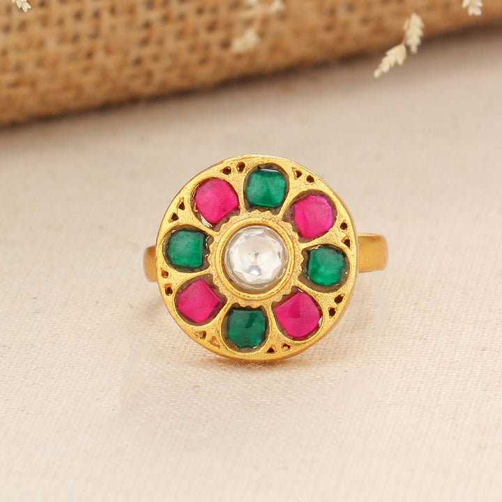 Karoba Kundan Ring