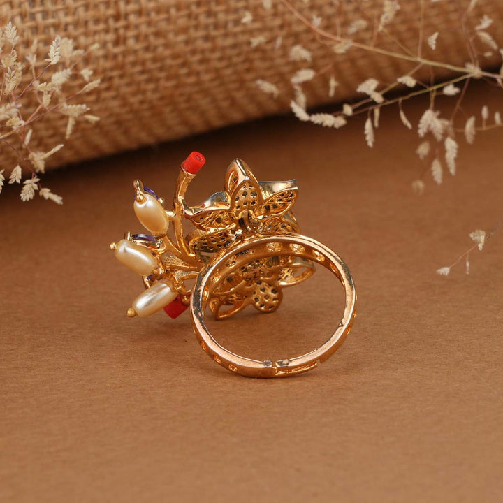 Flashy Diamond Design Ring