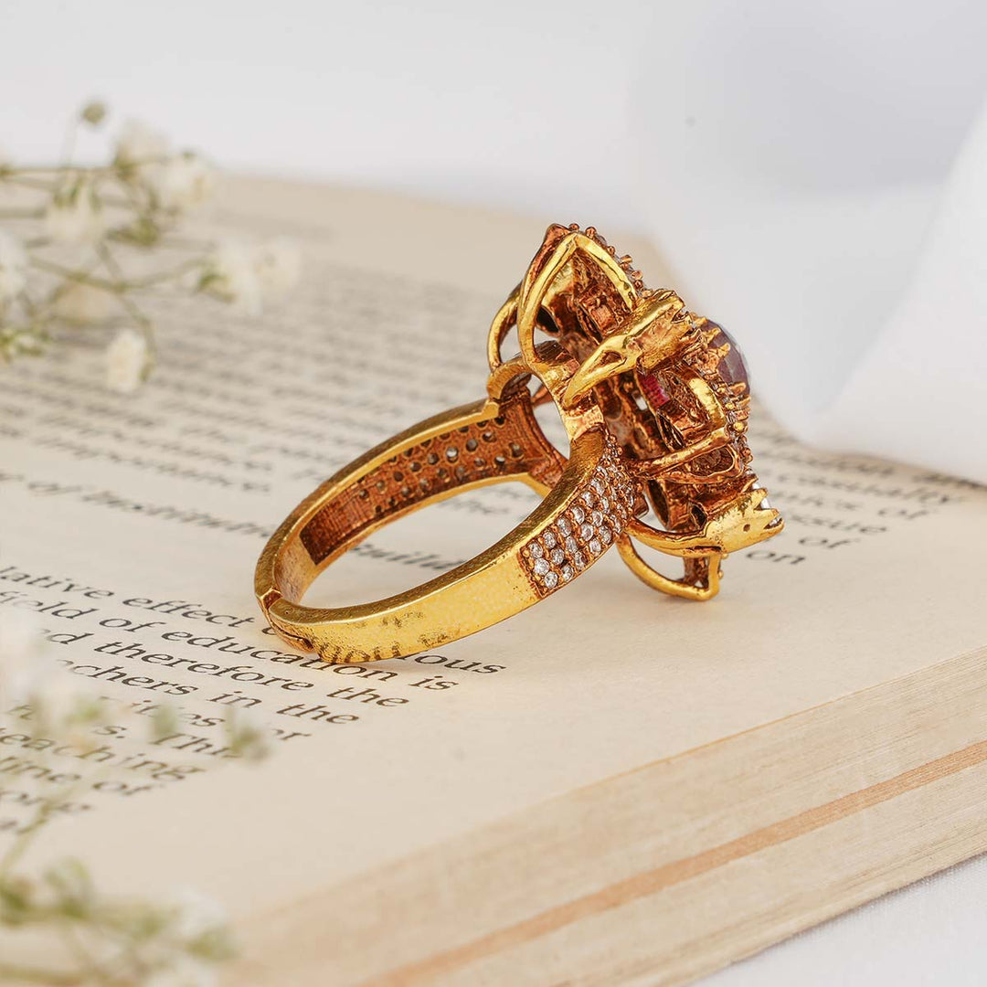 Beautiful Floral Victorian Ring