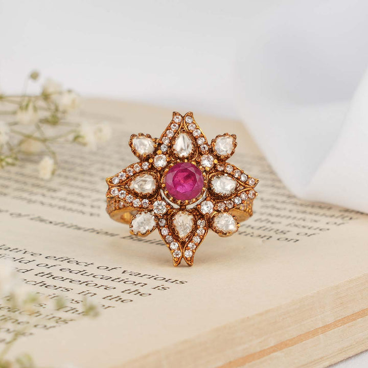 Beautiful Floral Victorian Ring