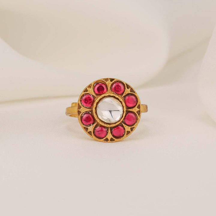 Blissful Kundan Ring