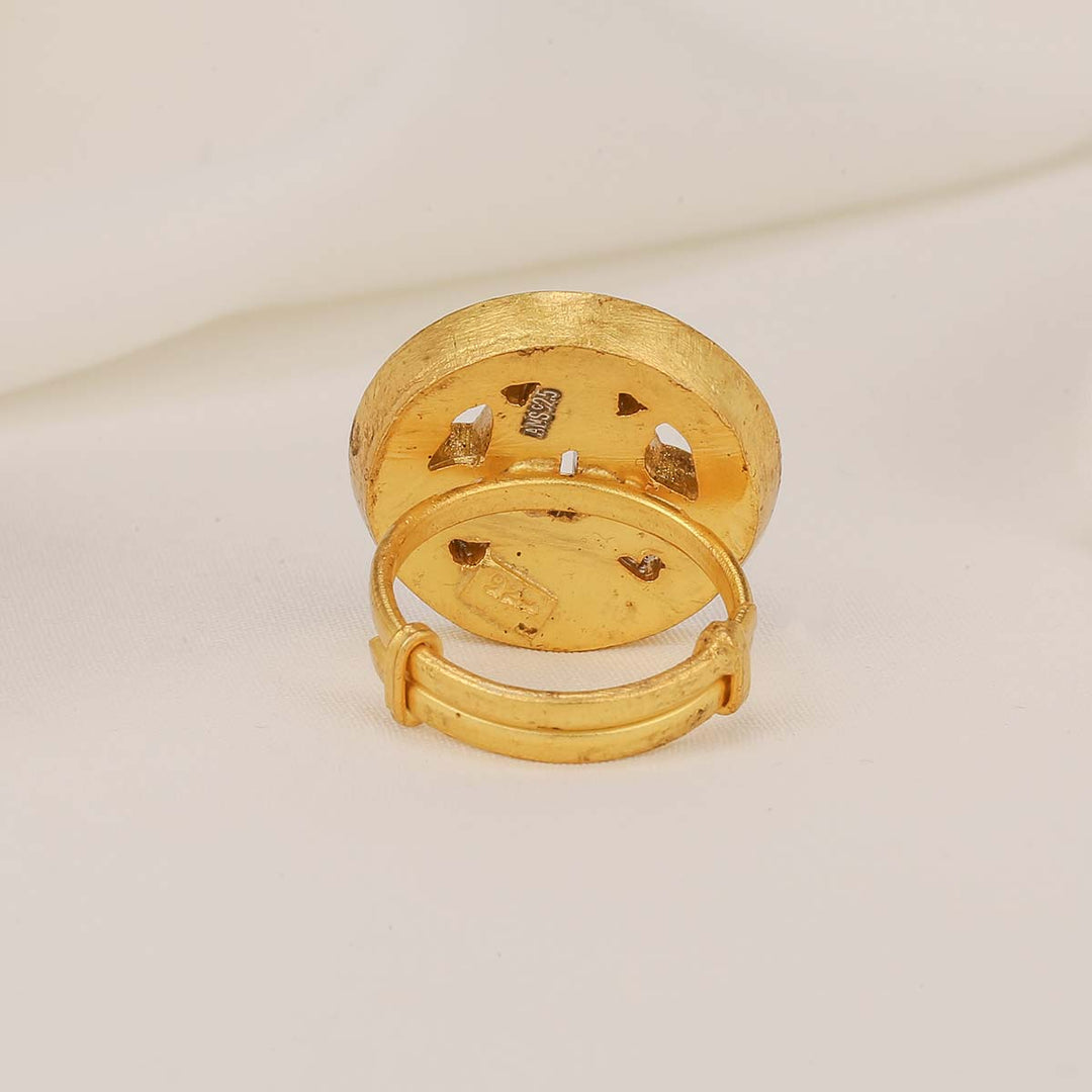 Chitralekha Kundan Ring