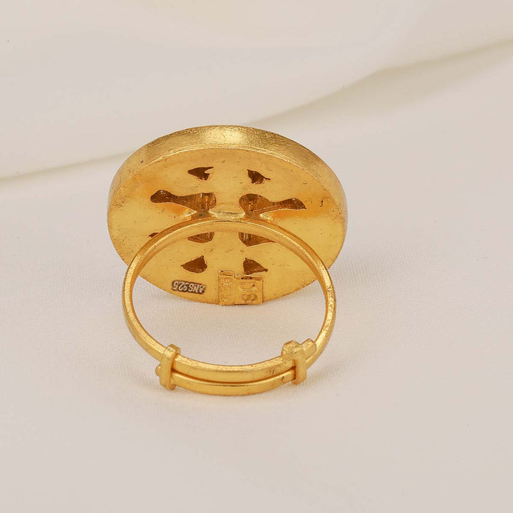 Pattern Prince Kundan Ring