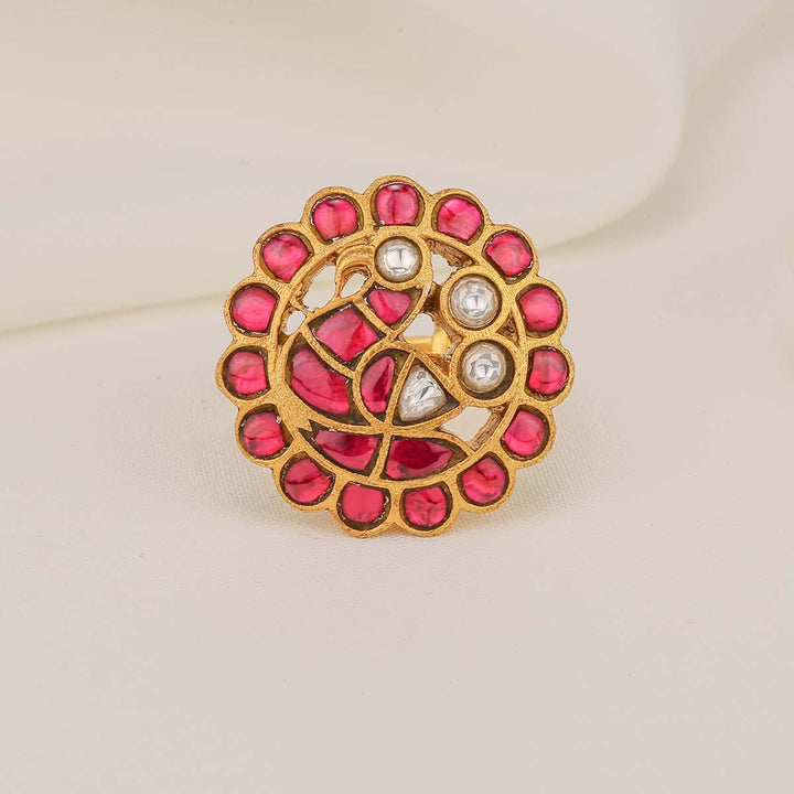 Bhavani  Kundan Ring