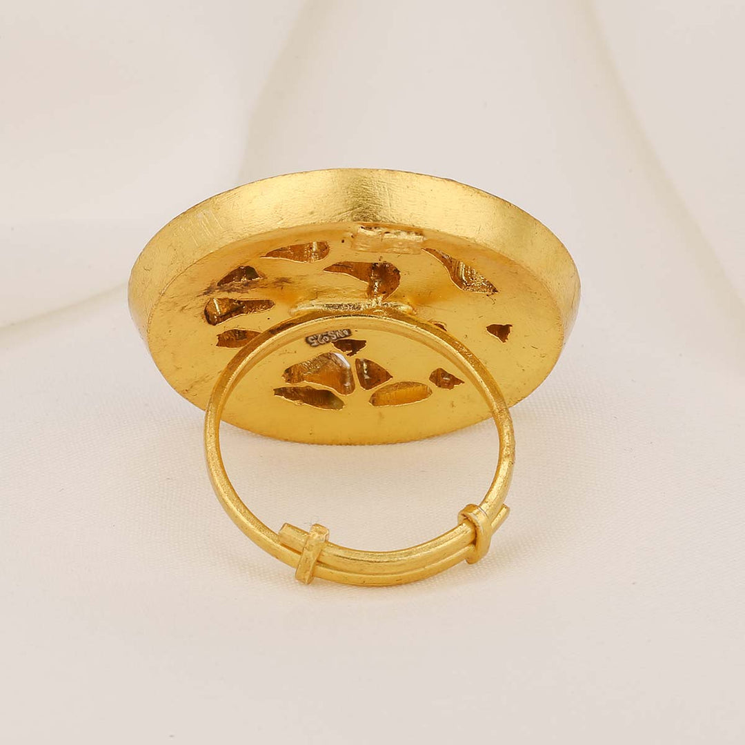 Rukhanikha Kundan Ring