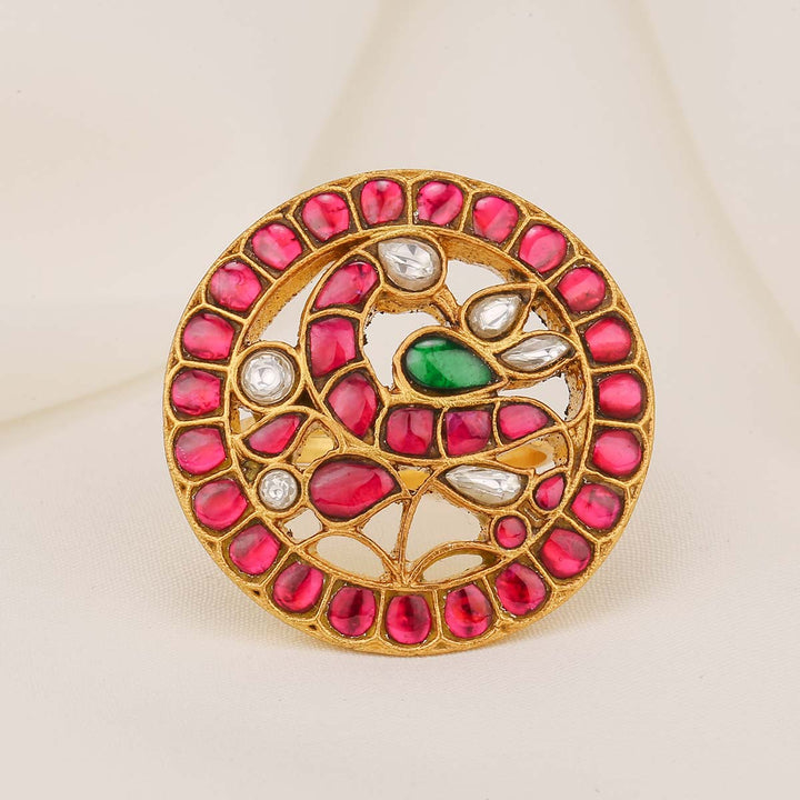 Rukhanikha Kundan Ring
