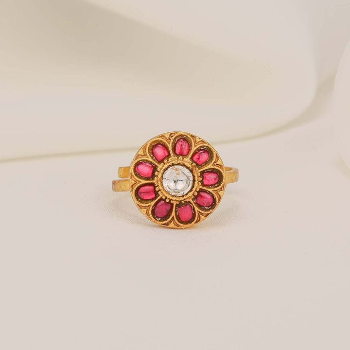 Aabharana Kundan Ring