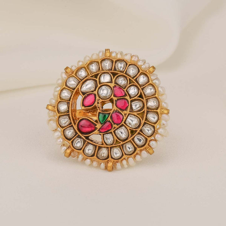 Akshara Kundan Ring
