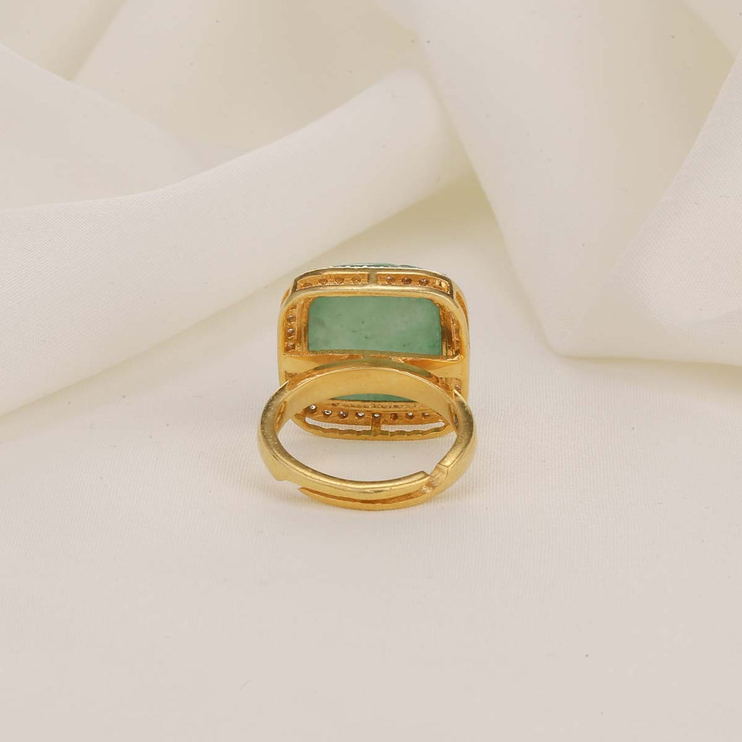 Charm Green Ring