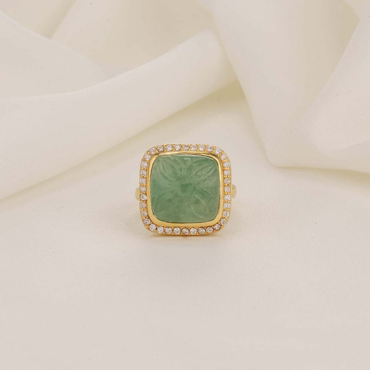 Charm Green Ring
