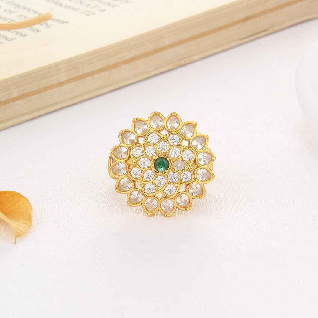 Pooja Stone Ring – The Amethyst Store - Main Image