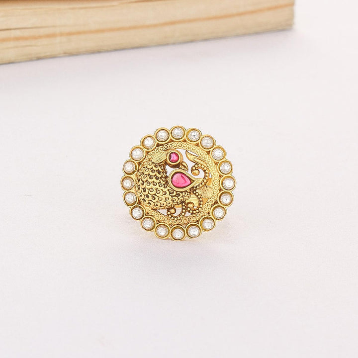 Krishka Kundan Ring
