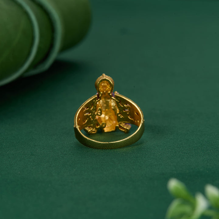 God Hanuman 3D Spl Men's Ring