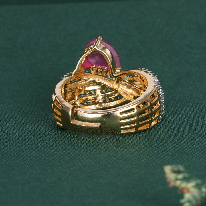 Autumn Diamond Design Ring