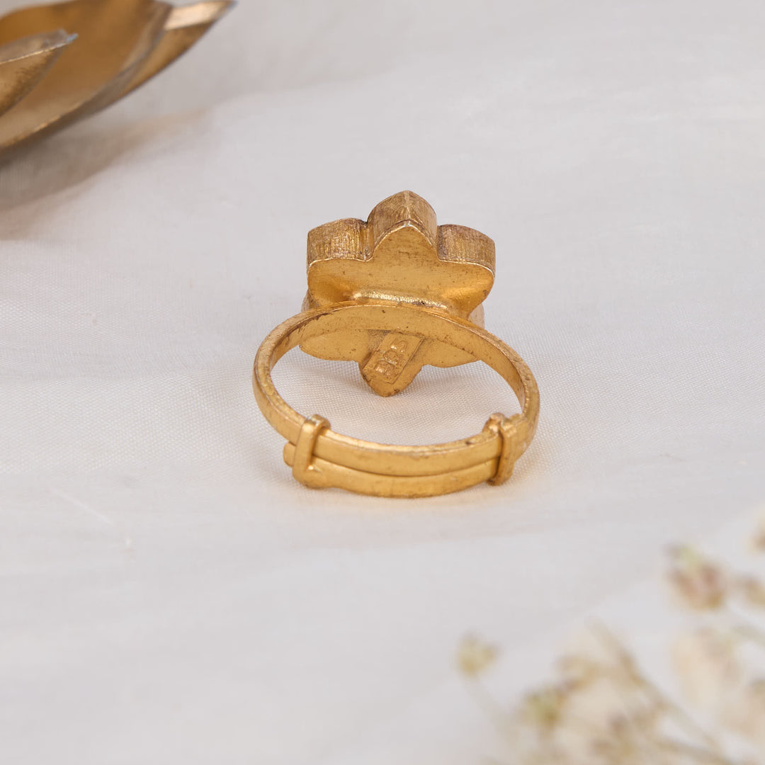 Chakrika Kundan Ring