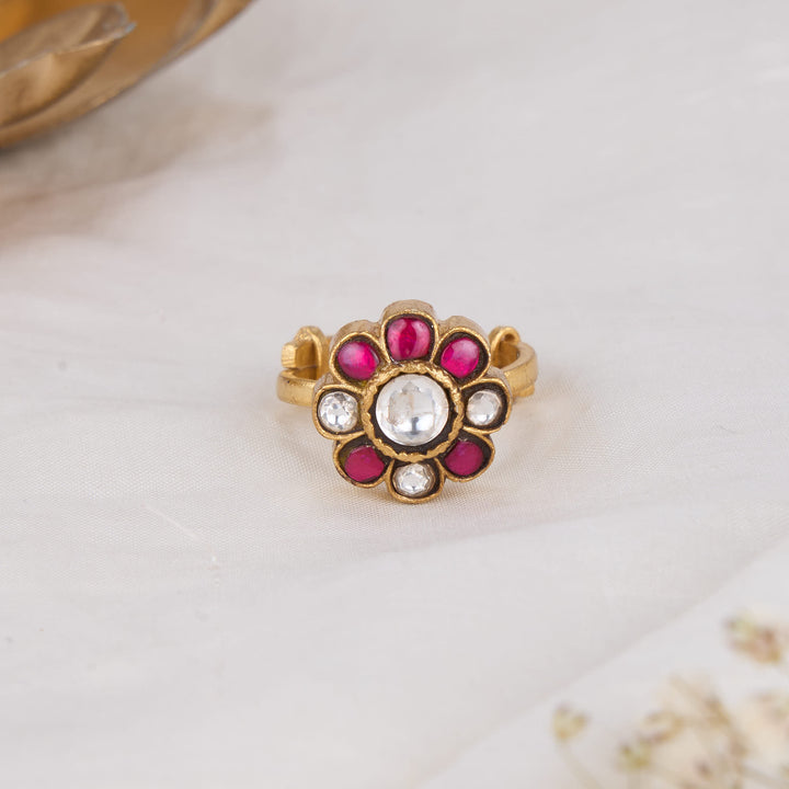 Devanshi Kundan Ring