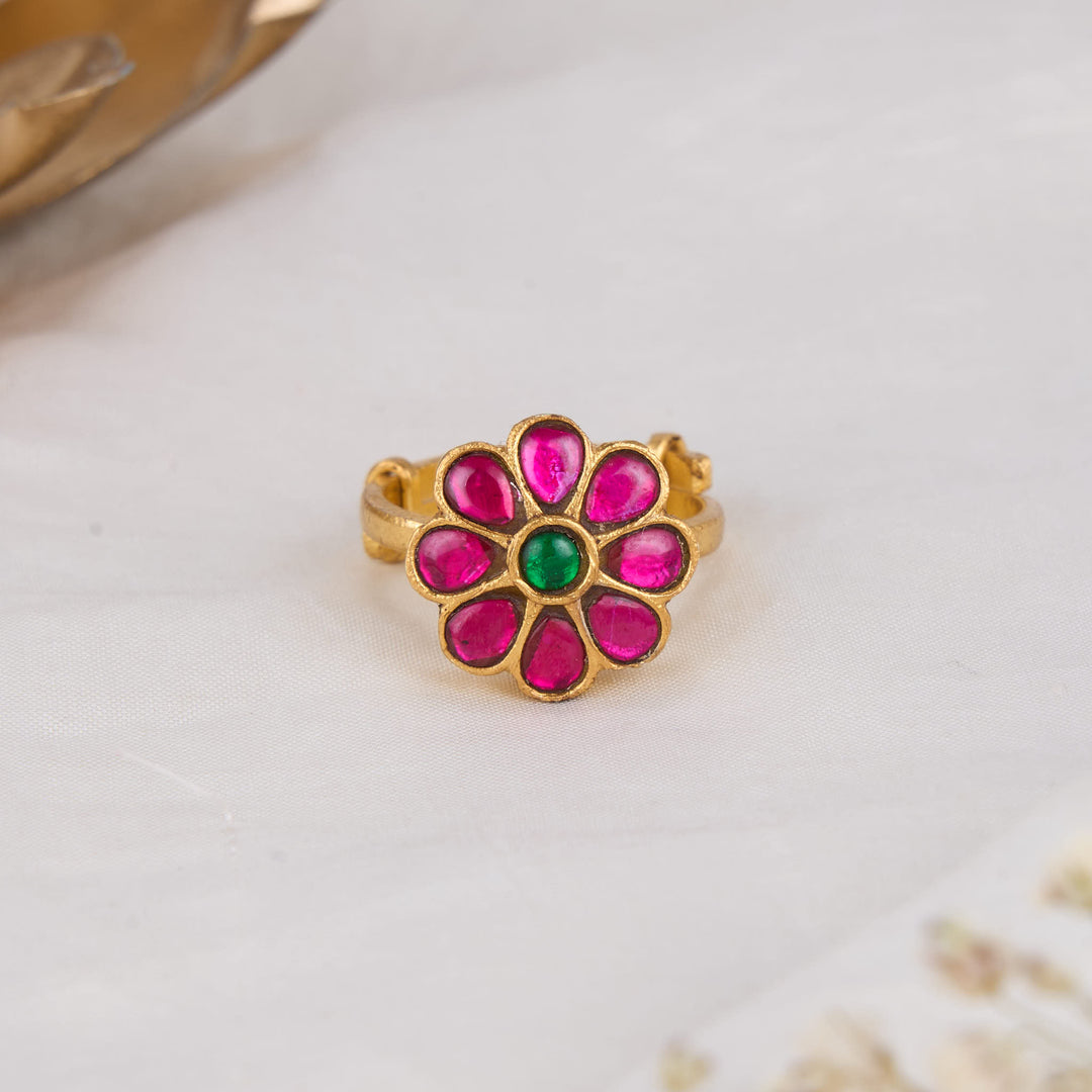 Eravati Kundan Ring