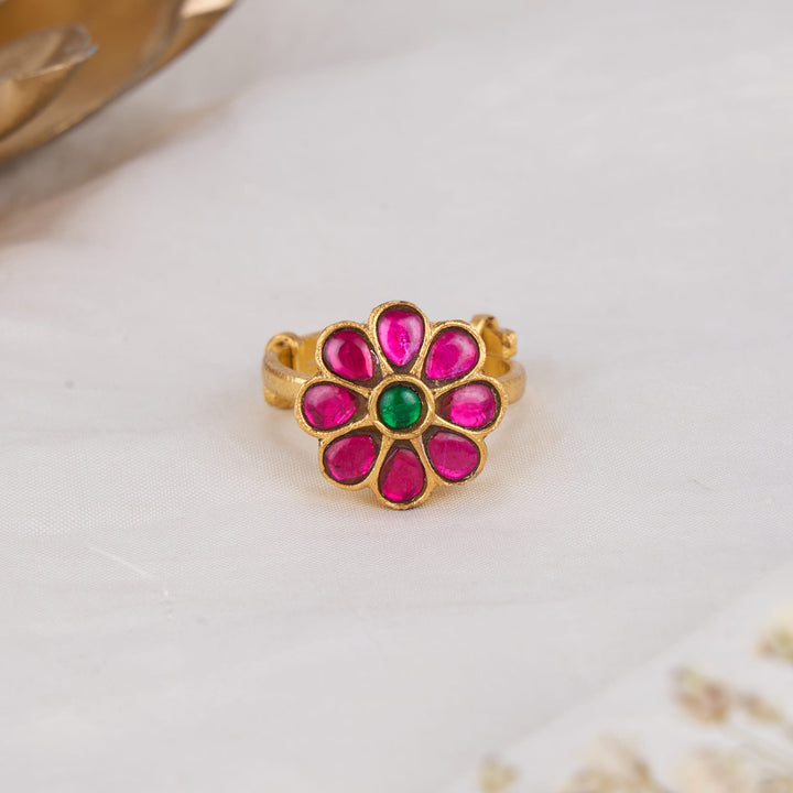 Eravati Kundan Ring