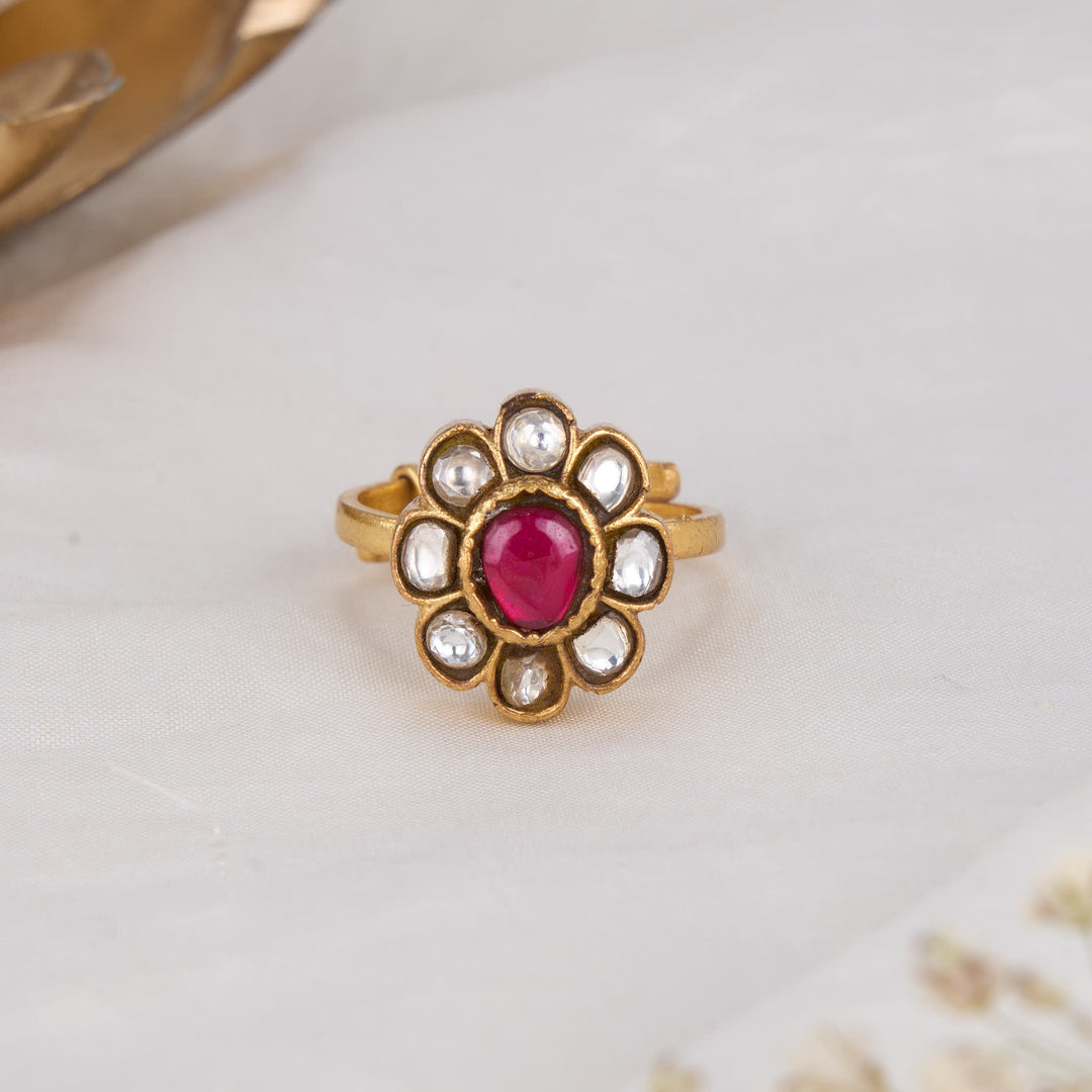 Ekisha Kundan Ring