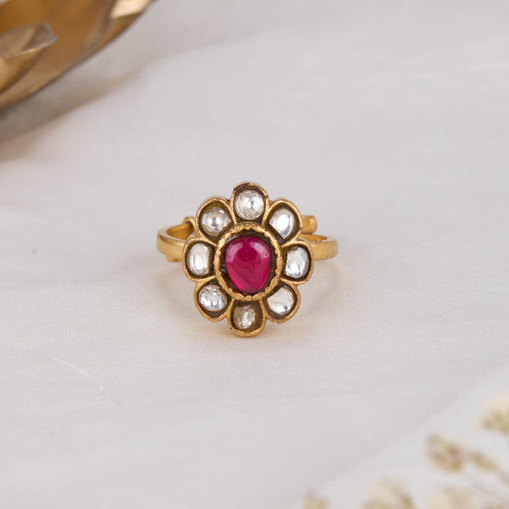 Ekisha Kundan Ring