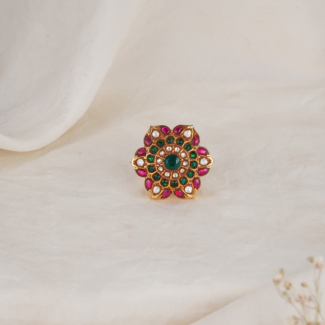 Dhanisha Kundan Ring