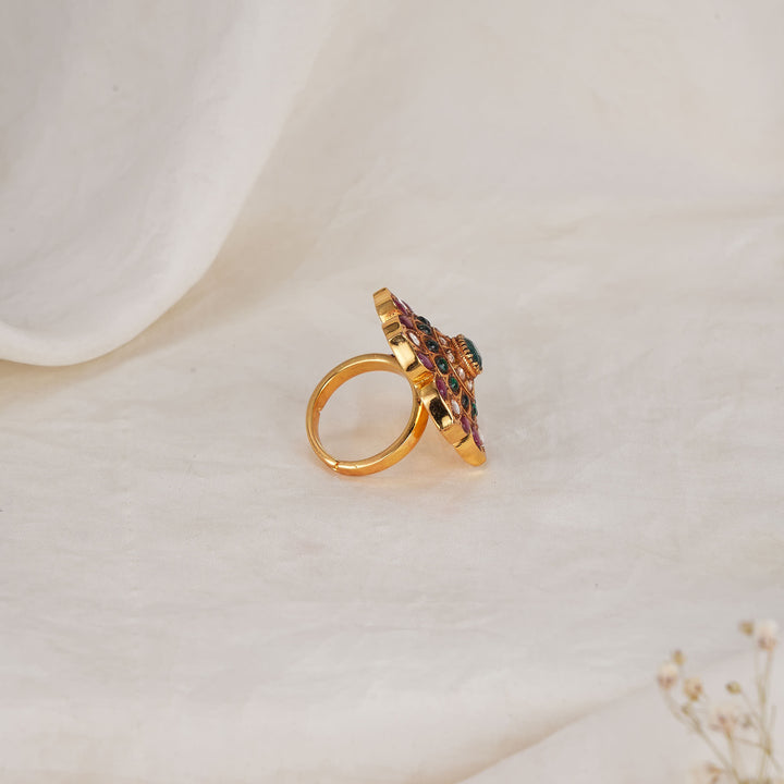 Dhanisha Kundan Ring