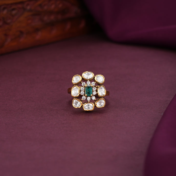 Sparkling Moissanite Ring