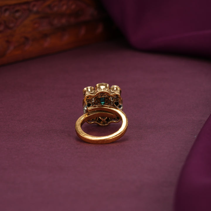 Sparkling Moissanite Ring