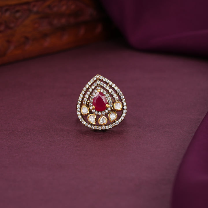 Gleaming Moissanite Ring