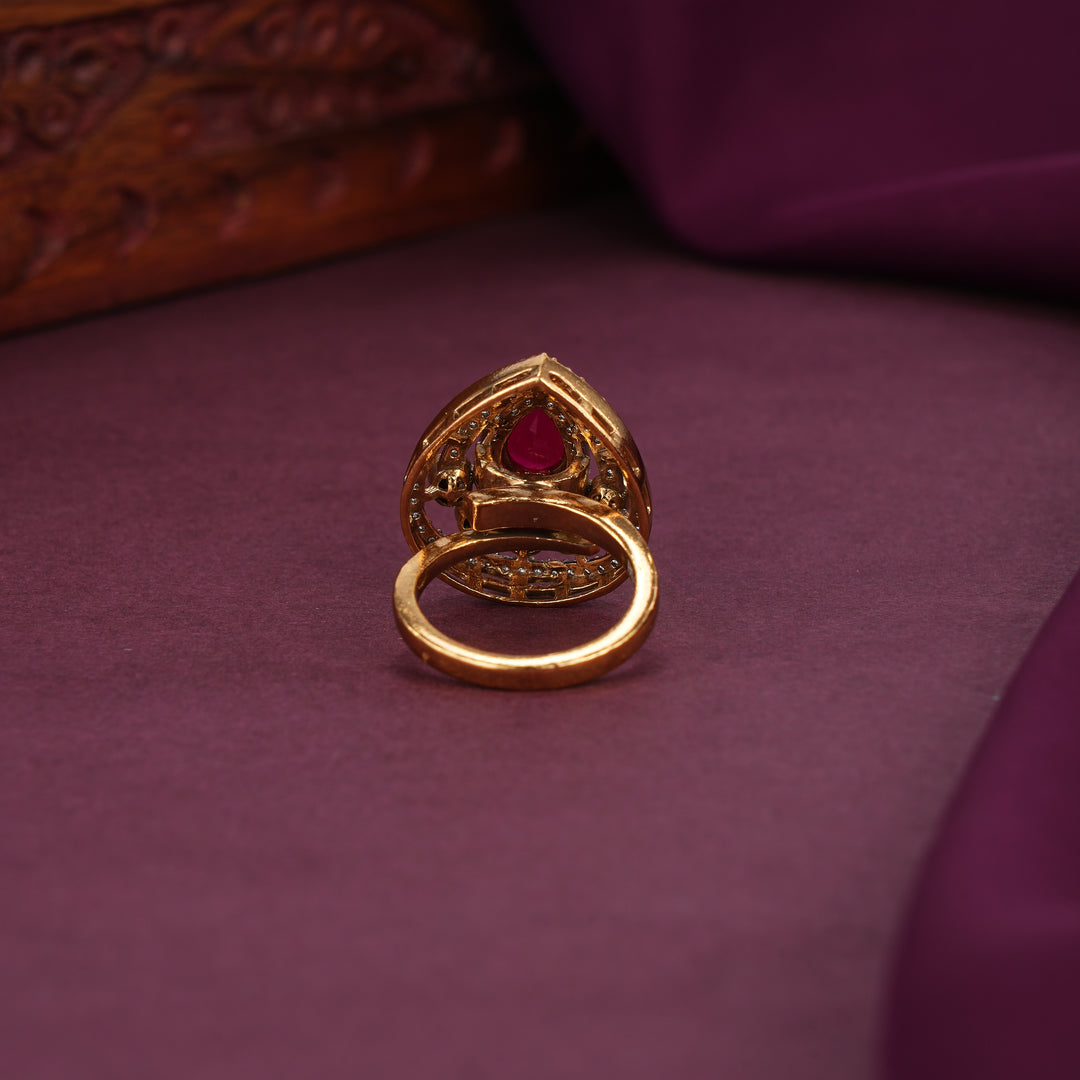 Gleaming Moissanite Ring