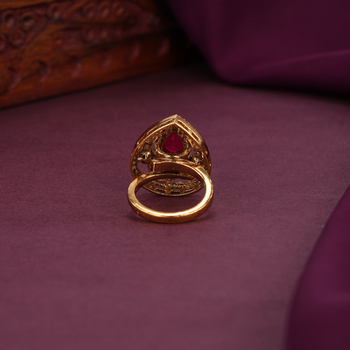 Gleaming Moissanite Ring