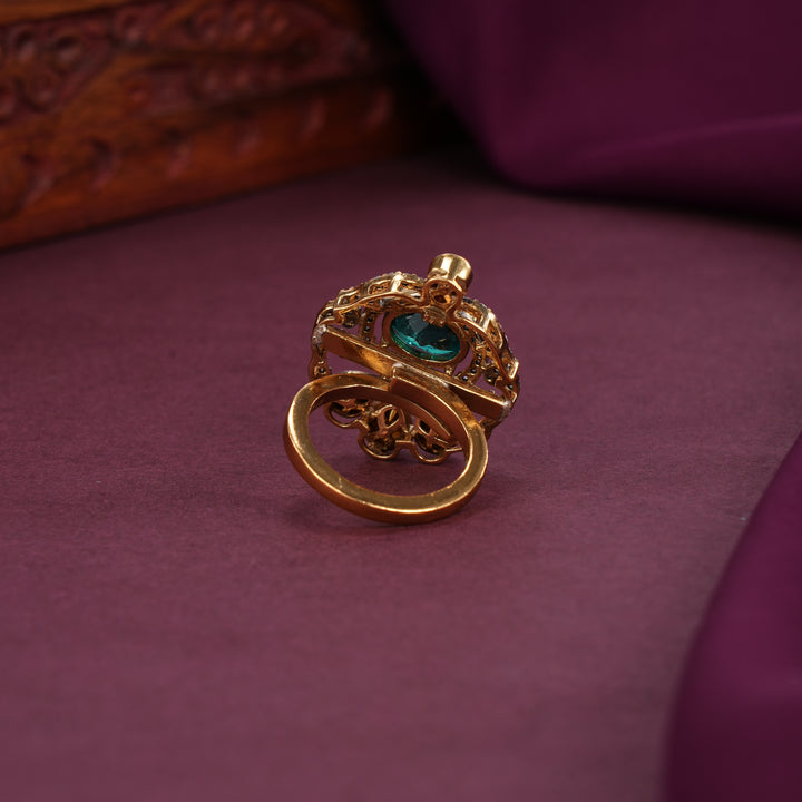 Glittering Moissanite Ring