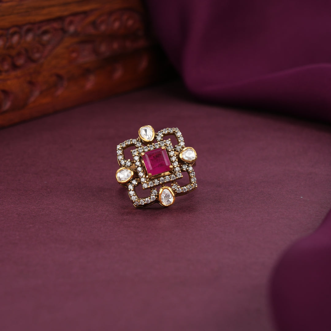 Auranikha Moissanite Ring