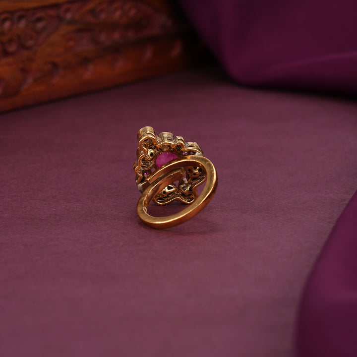 Unique Design Moissanite Ring