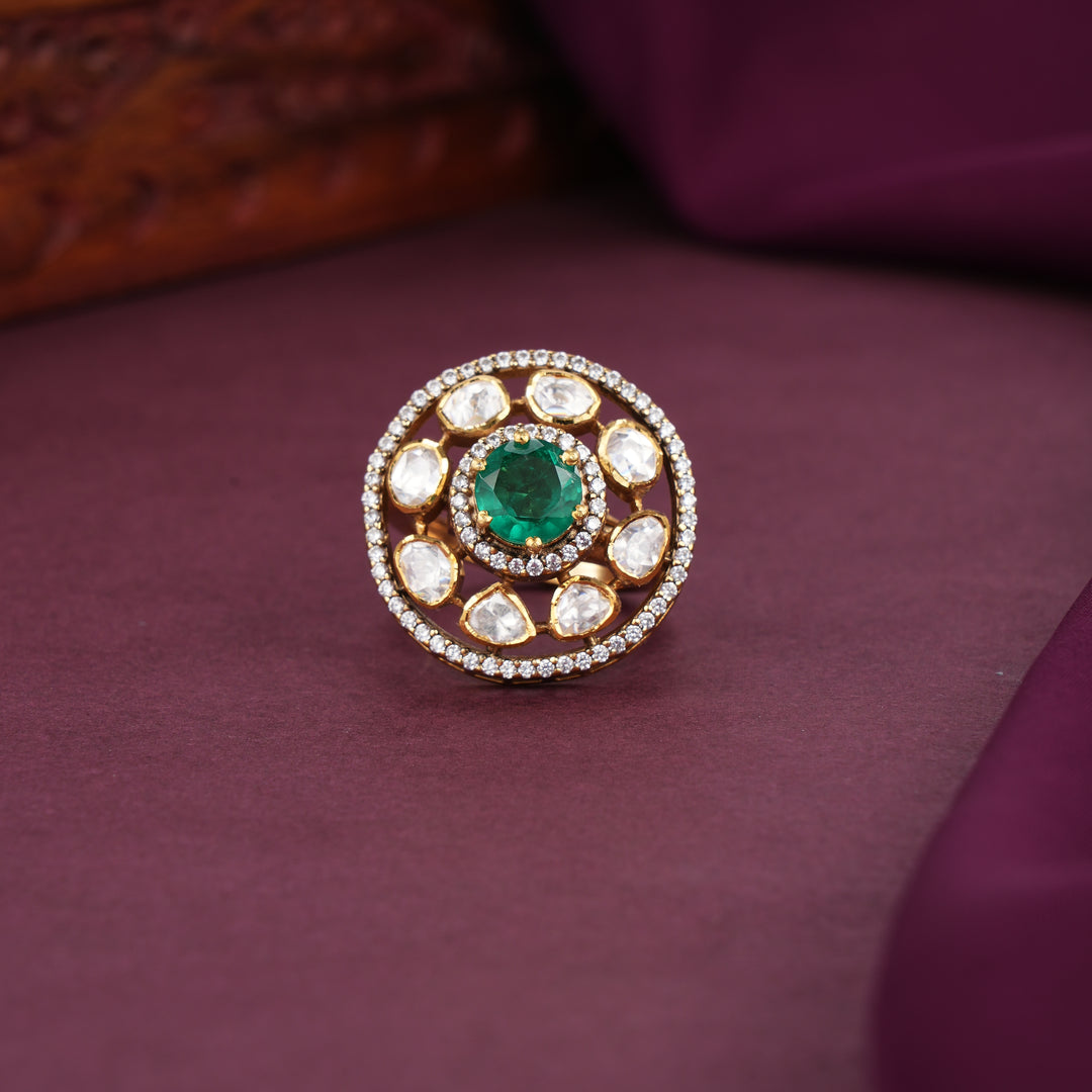 Glitz Moissanite Ring