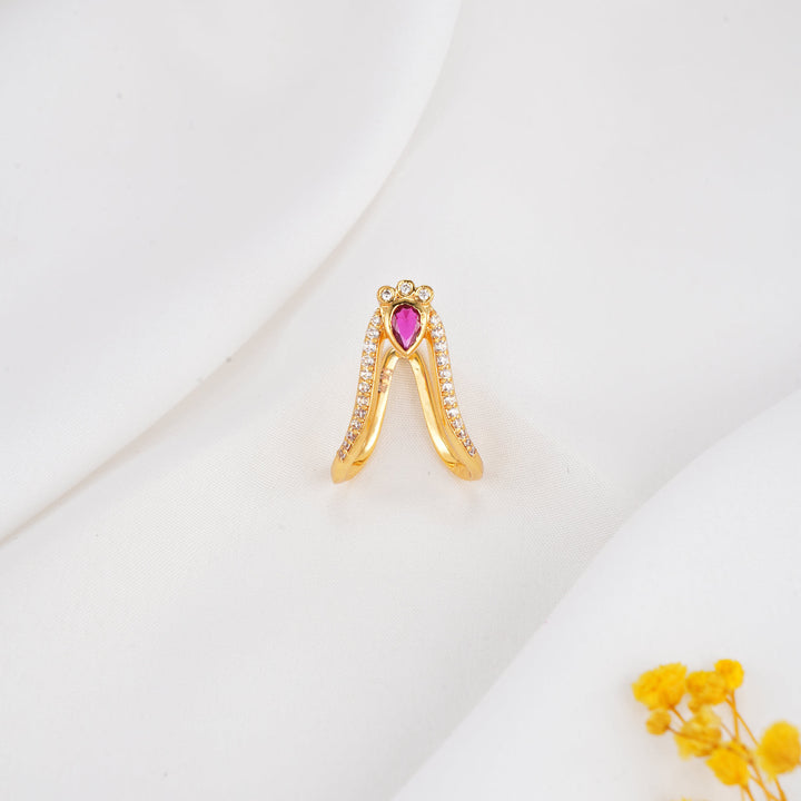 Sandhikaa Stone Ring